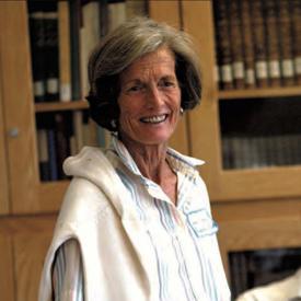 A woman similing at the camera- Ann Kerr