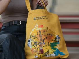 Yellow Egypt Tote Bag