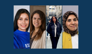 A collection of four women's photos